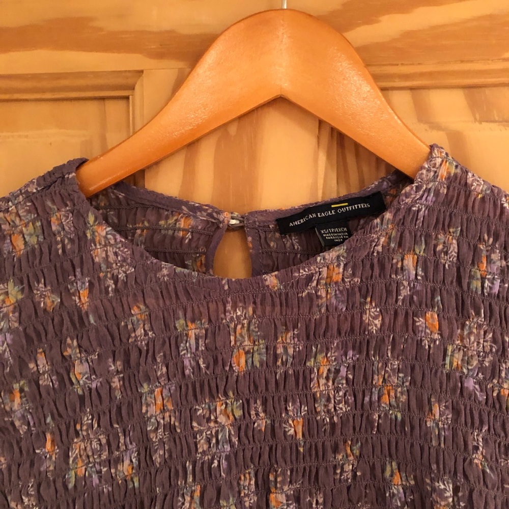 Flowy Boho Floral Blouse - Picture 2 of 3